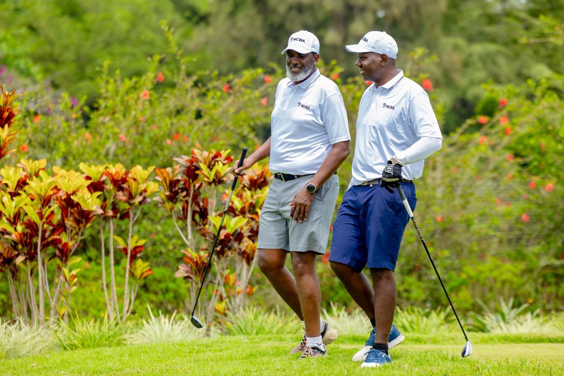 Group of NCBA golfers walking